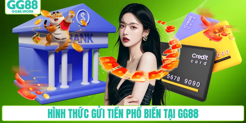 Hình thức gửi tiền phổ biến tại GG88